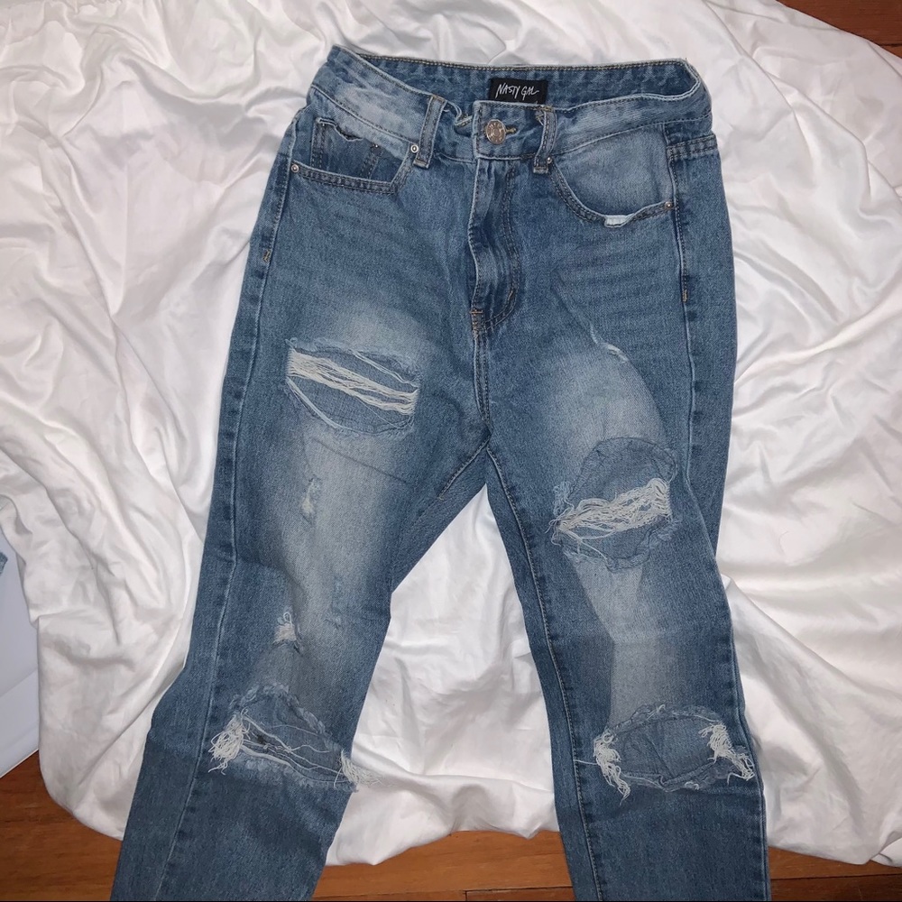 Nasty Gal ripped jeans